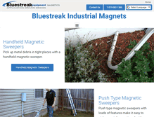 Tablet Screenshot of bluestreakequipment.com